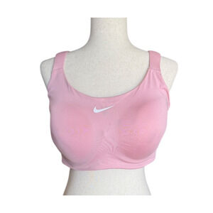 Nike Dri Fit Racerback Sports Bra Wireless Molded High Impact Pink Plus 40DD